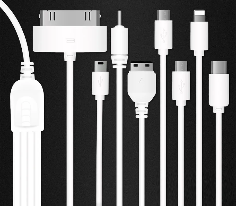 100cm 1 to 8 1M 8 in 1 Universal USB cables for mobile phones Multi charger line For iPhoneSamsung V8 phone mp4 asound battery
100cm 1 to 8 1M 8 in 1 Universal USB cables for mobile phones Multi charger line For iPhoneSamsung V8 phone mp4 asound battery