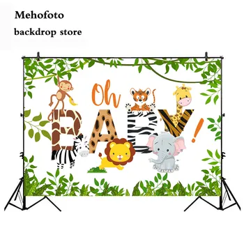 Mehofoto Oh Baby Birthday Party Decoration Animals Wild One Photo Background Newborn Baby Shower Photography backdrop 233
Mehofoto Oh Baby Birthday Party Decoration Animals Wild One Photo Background Newborn Baby Shower Photography backdrop 233