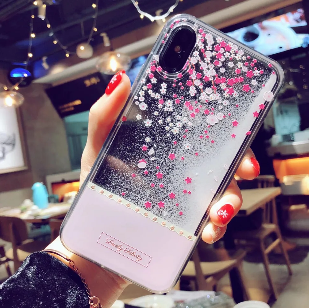 Peach bloss Bling Liquid Quicksand Cases For IPhone 6 6S Plus Case Paste 3D Cover For Iphone 7 Coque For Iphone X 8 Plus
Peach bloss Bling Liquid Quicksand Cases For IPhone 6 6S Plus Case Paste 3D Cover For Iphone 7 Coque For Iphone X 8 Plus