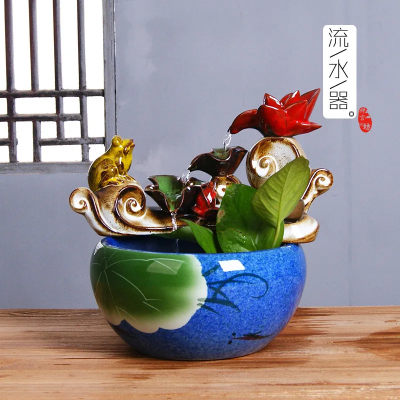 2018 Real Encens The Lucrative Water Pipeliner Atomization Humidification Ceramic Handicraft Decoration Fishbowl Summer Lotus
2018 Real Encens The Lucrative Water Pipeliner Atomization Humidification Ceramic Handicraft Decoration Fishbowl Summer Lotus