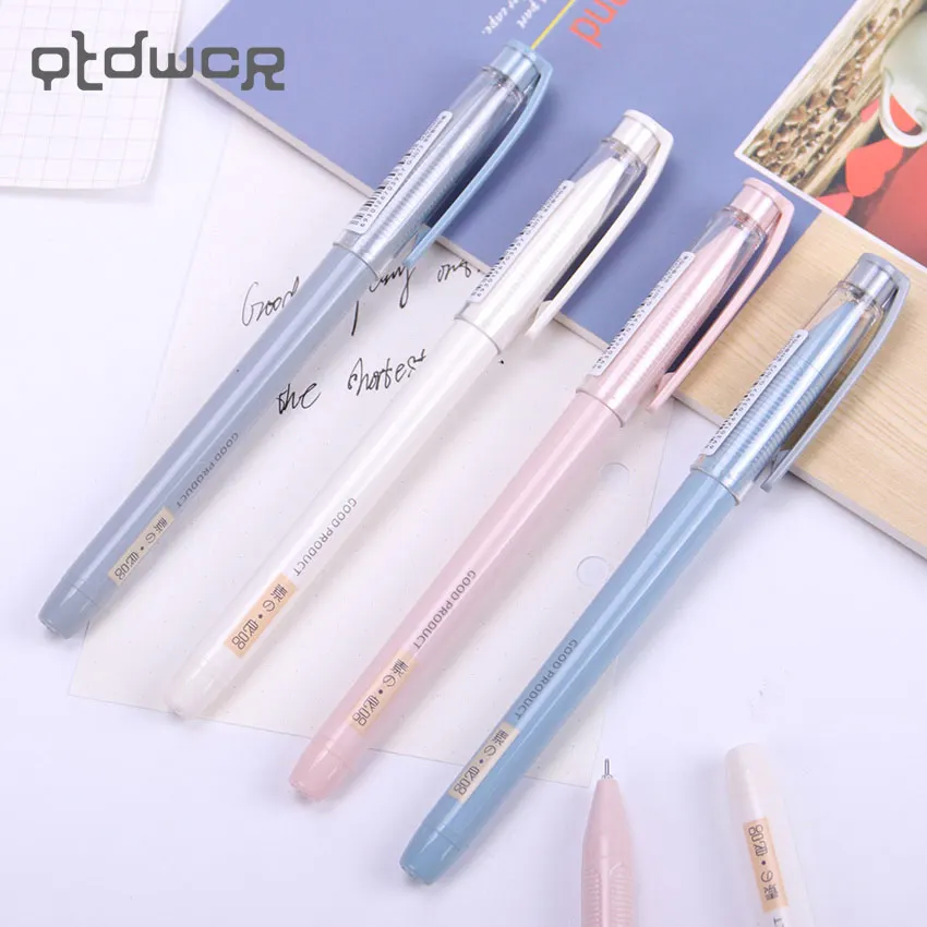 1PC Fresh Style Quick Drying Black Ink Pen Office Writing Unisex 0.5mm Gel Pen for Children Gift Stationery Supplies
1PC Fresh Style Quick Drying Black Ink Pen Office Writing Unisex 0.5mm Gel Pen for Children Gift Stationery Supplies