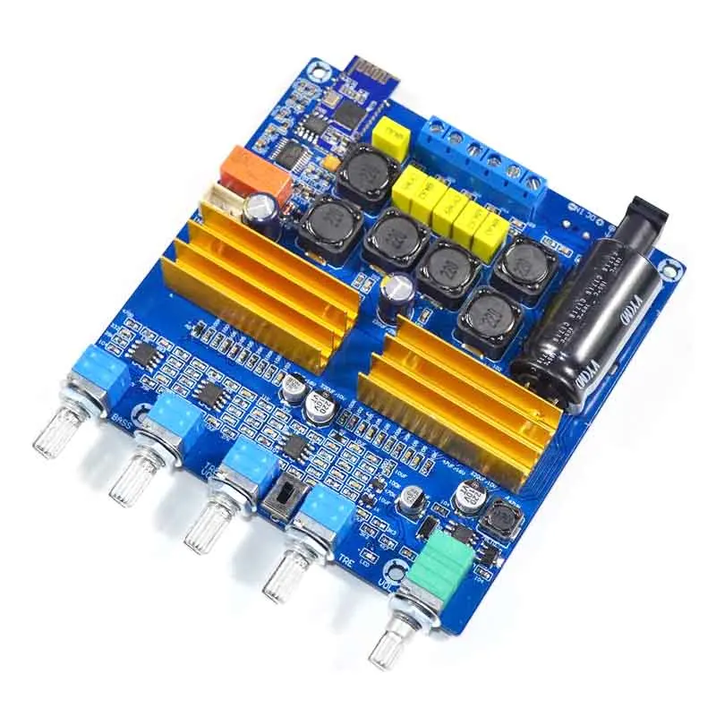 KYYSLB Home Audio 100W+2*50W TPA3116 4.2 5.0 Bluetooth Amplifier Board High Power 2.1 Digital HIFI Enthusiast Amplifier Board
KYYSLB Home Audio 100W+2*50W TPA3116 4.2 5.0 Bluetooth Amplifier Board High Power 2.1 Digital HIFI Enthusiast Amplifier Board