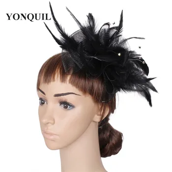 Vintage Feather hair accessories red Fascinator Fancy Dress headwear church black crinoline derby party headwear for women SYF43
Vintage Feather hair accessories red Fascinator Fancy Dress headwear church black crinoline derby party headwear for women SYF43
