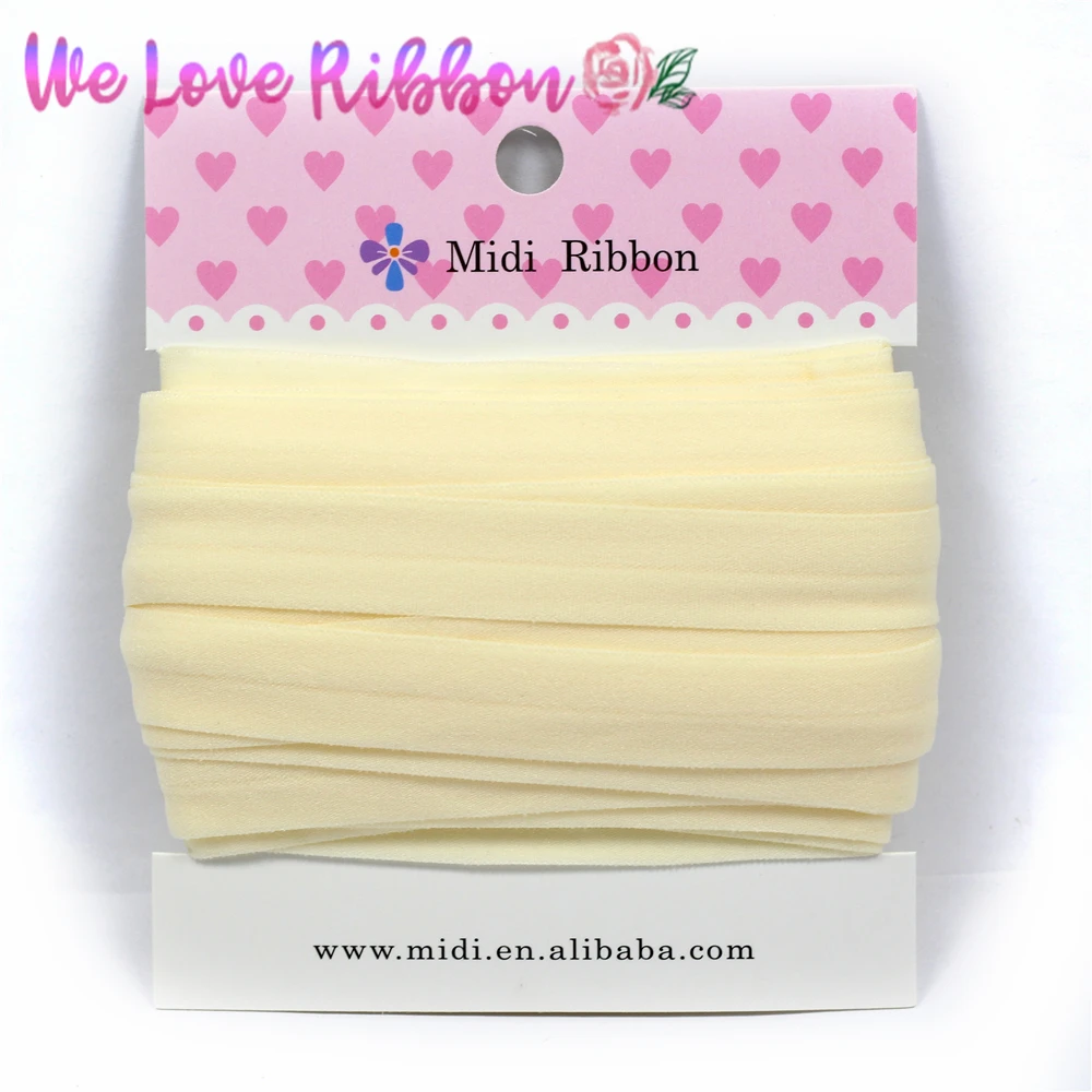 5/8"16mm Ivory Color Matt FOE Fold Over Elastic 10 yards/pack Sewing Webbing Elastic DIY Supplies
5/8"16mm Ivory Color Matt FOE Fold Over Elastic 10 yards/pack Sewing Webbing Elastic DIY Supplies