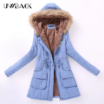 Uwback Parkas Women Coats 2018 Winter New Warm Jackets Femme Long Parka Fur Collar Plus Size Casual Cotton Outwear Mujer, EB456
Uwback Parkas Women Coats 2018 Winter New Warm Jackets Femme Long Parka Fur Collar Plus Size Casual Cotton Outwear Mujer, EB456