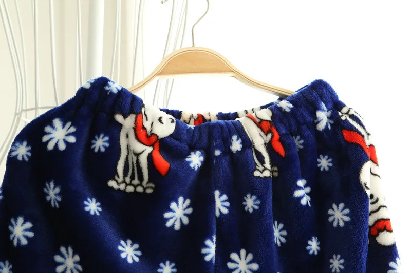 couples flannel sleepwear suits (9)