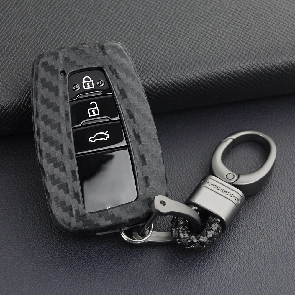 Car Carbon Fiber key case keyboard cover Car-Styling For Toyota Camry CHR Avaloncar keys accessories Key cases car accessories
Car Carbon Fiber key case keyboard cover Car-Styling For Toyota Camry CHR Avaloncar keys accessories Key cases car accessories