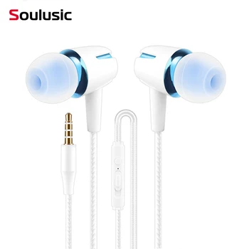 Soulusic Wired Earbuds Earphone Luminous Earpieces Volume Adjustment Head phone In-Ear Stereo Sport Headset With Microphone
Soulusic Wired Earbuds Earphone Luminous Earpieces Volume Adjustment Head phone In-Ear Stereo Sport Headset With Microphone