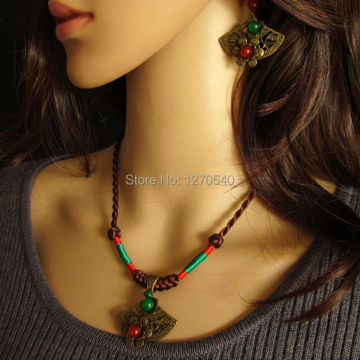 women ethnic necklace vintage jewelry set ,chinese wind nation jewelry peandants necklace SET,tibetan tribe bronze necklace
women ethnic necklace vintage jewelry set ,chinese wind nation jewelry peandants necklace SET,tibetan tribe bronze necklace