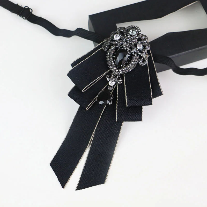 New High Quality Classic Bowties Neck Tie Ribbon Rhinestone Corsage Bowtie Cravat Gifts for Men Wedding Formal Dress Accessories
New High Quality Classic Bowties Neck Tie Ribbon Rhinestone Corsage Bowtie Cravat Gifts for Men Wedding Formal Dress Accessories