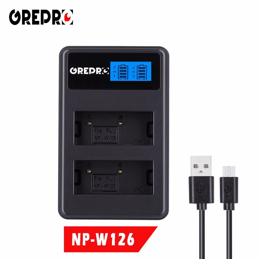 GREPRO NP-W126 LCD USB Battery Charger for Fuji NPW126 NP W126 HS50 HS35 HS33 HS30 EXR XA1 XE1 X-Pro1 XM1 X-T10 XT1 XE1 XE2 XA1
GREPRO NP-W126 LCD USB Battery Charger for Fuji NPW126 NP W126 HS50 HS35 HS33 HS30 EXR XA1 XE1 X-Pro1 XM1 X-T10 XT1 XE1 XE2 XA1