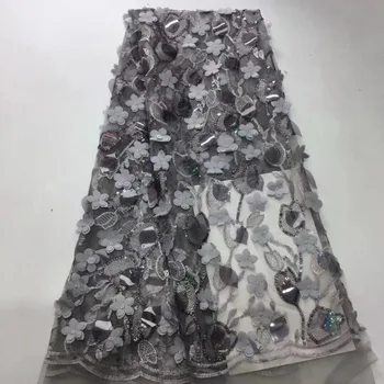 High Quality French Lace Fabric Beautiful Flower African 3D Sequin Lace Fabric, African Lace Fabric 2019 for Party Dresses
High Quality French Lace Fabric Beautiful Flower African 3D Sequin Lace Fabric, African Lace Fabric 2019 for Party Dresses