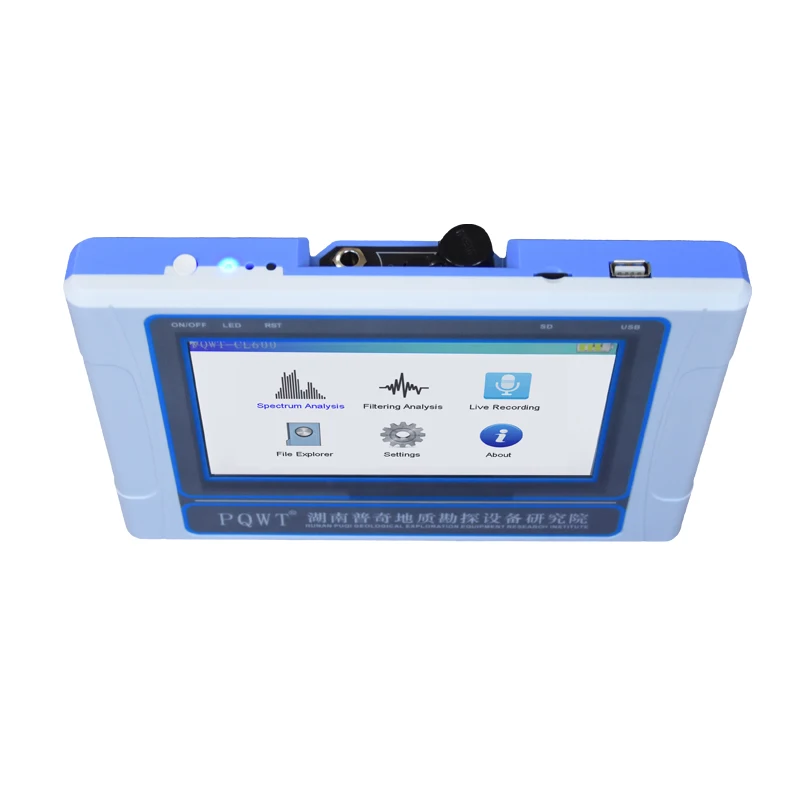PQWT CL600 6 meter Depth Underground Running Water and Heating Company Pipe Leakage Detection
PQWT CL600 6 meter Depth Underground Running Water and Heating Company Pipe Leakage Detection