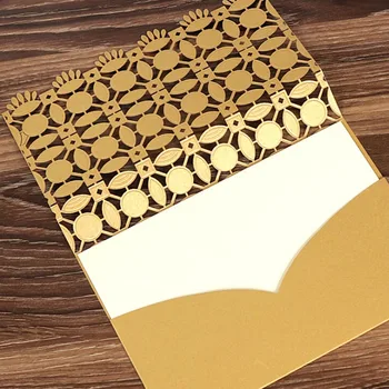 Luxury Flora Wedding Invitations Card Elegant Lace Favor Print Envelopes Wedding Party Decoration Gold Red White Laser Cut
Luxury Flora Wedding Invitations Card Elegant Lace Favor Print Envelopes Wedding Party Decoration Gold Red White Laser Cut