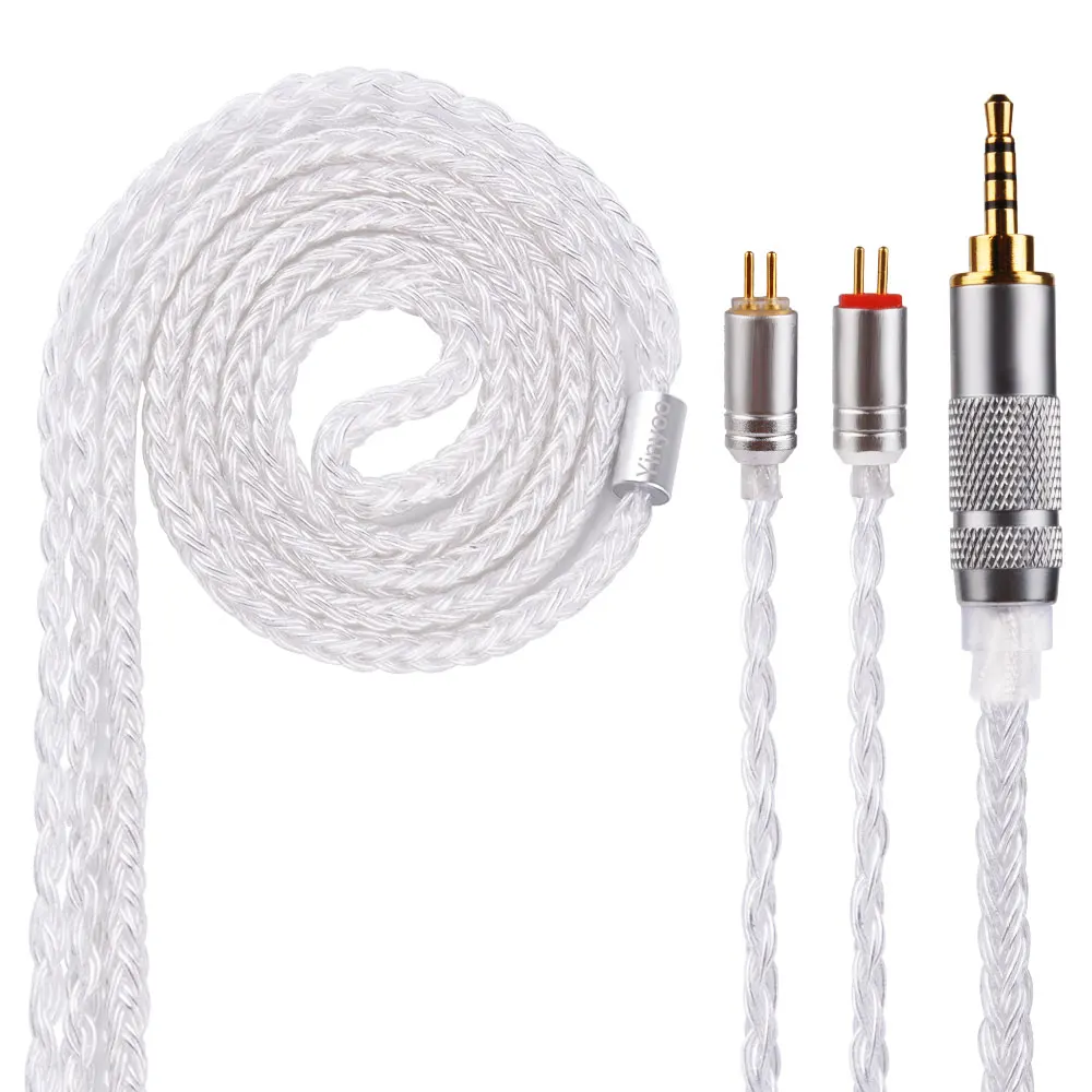Yinyoo 16 Core Silver Plated Cable 2.5/3.5/4.4mm Balanced Cable With MMCX/2pin Connector For LZ A5 HQ5 HQ6 ZS10 ZS6 SE846 SE215
Yinyoo 16 Core Silver Plated Cable 2.5/3.5/4.4mm Balanced Cable With MMCX/2pin Connector For LZ A5 HQ5 HQ6 ZS10 ZS6 SE846 SE215