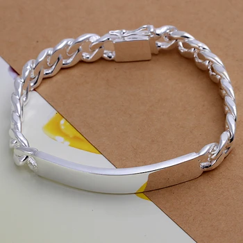 MEEKCAT Men's Jewelry 925 stamped silver plated 10mm watch chains 20cm bracelet bangle Pulseira de Prata Male gift free shipping
MEEKCAT Men's Jewelry 925 stamped silver plated 10mm watch chains 20cm bracelet bangle Pulseira de Prata Male gift free shipping