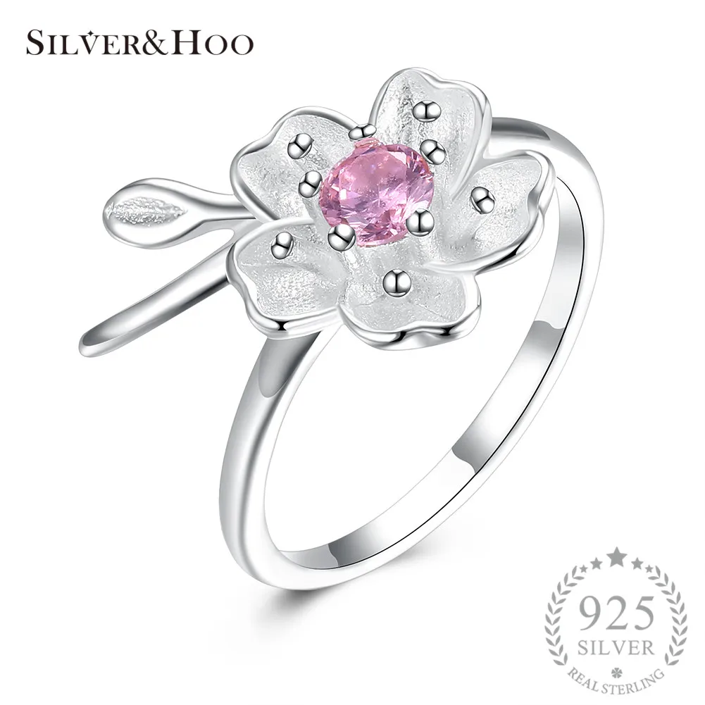 SILVERHOO Authentic 925 Sterling Silver Daisy Flower Rings for Women Fine Jewelry Wedding Ring High Quality 2018 New Arrival
SILVERHOO Authentic 925 Sterling Silver Daisy Flower Rings for Women Fine Jewelry Wedding Ring High Quality 2018 New Arrival