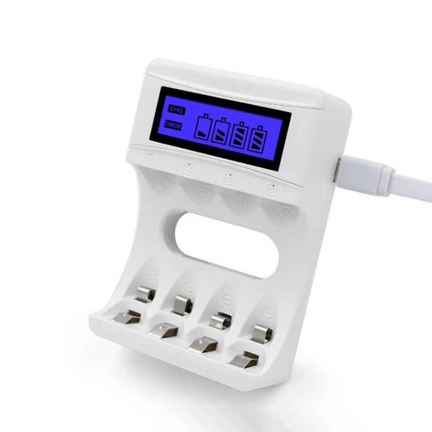 1PCS/LOT New product 4 slot USB smart LCD charger for 1.2V AA AA Ni-Cd NiMH battery charger
1PCS/LOT New product 4 slot USB smart LCD charger for 1.2V AA AA Ni-Cd NiMH battery charger