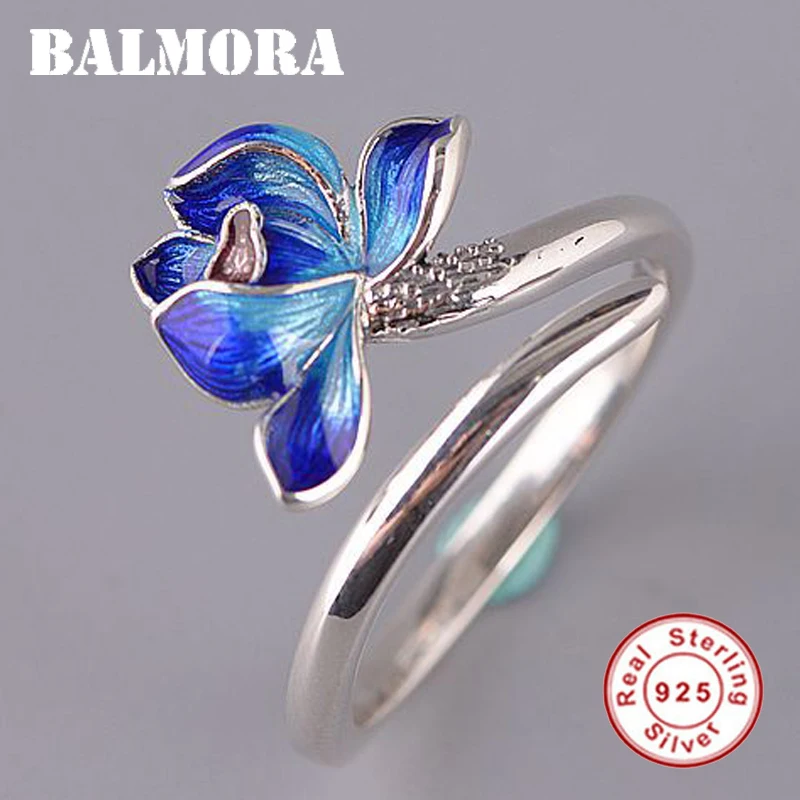 BALMORA 925 Sterling Silver cloisonné-style Lotus Open Rings for Women Lady Love Gift Fashion Delicate Jewelry Anillos SY22624
BALMORA 925 Sterling Silver cloisonné-style Lotus Open Rings for Women Lady Love Gift Fashion Delicate Jewelry Anillos SY22624