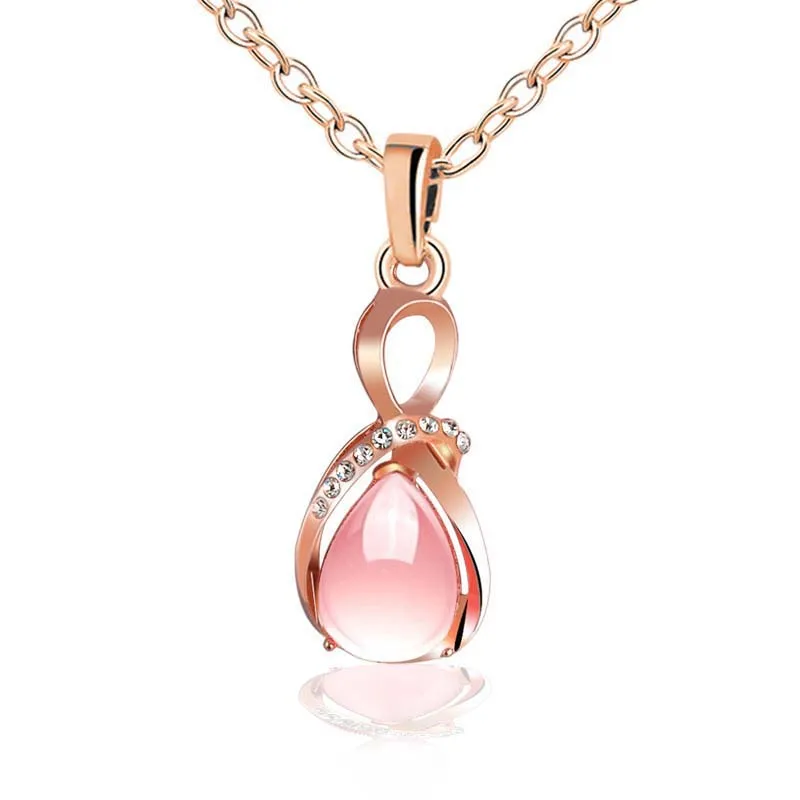 Female charm Water drop pink/purple necklaces pendants jewellery chains crystal women fine jewelry Pendant with stone
Female charm Water drop pink/purple necklaces pendants jewellery chains crystal women fine jewelry Pendant with stone