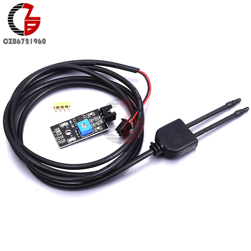 Soil Moisture Detector Module Soil Humidity Sensor Meter Hygrometer Water Tester Monitor Corrosion Resistant Probe for Arudino
Soil Moisture Detector Module Soil Humidity Sensor Meter Hygrometer Water Tester Monitor Corrosion Resistant Probe for Arudino