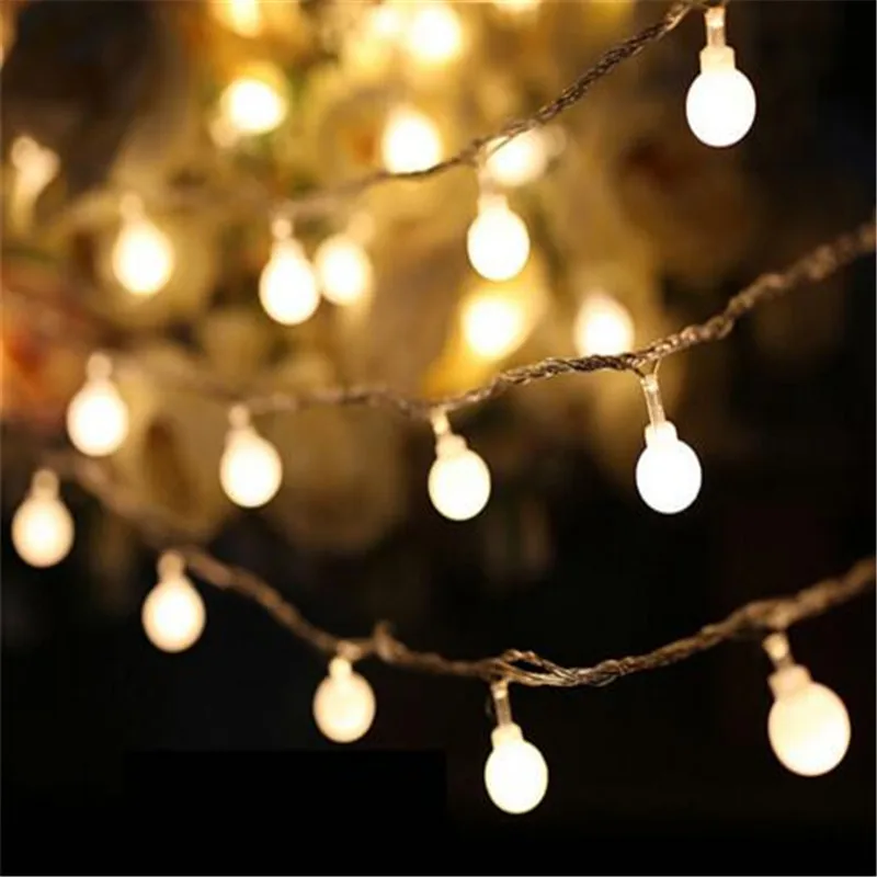 10M led string lights with 80led ball AC220V holiday decoration lamp Festival Christmas lights outdoor lighting
10M led string lights with 80led ball AC220V holiday decoration lamp Festival Christmas lights outdoor lighting