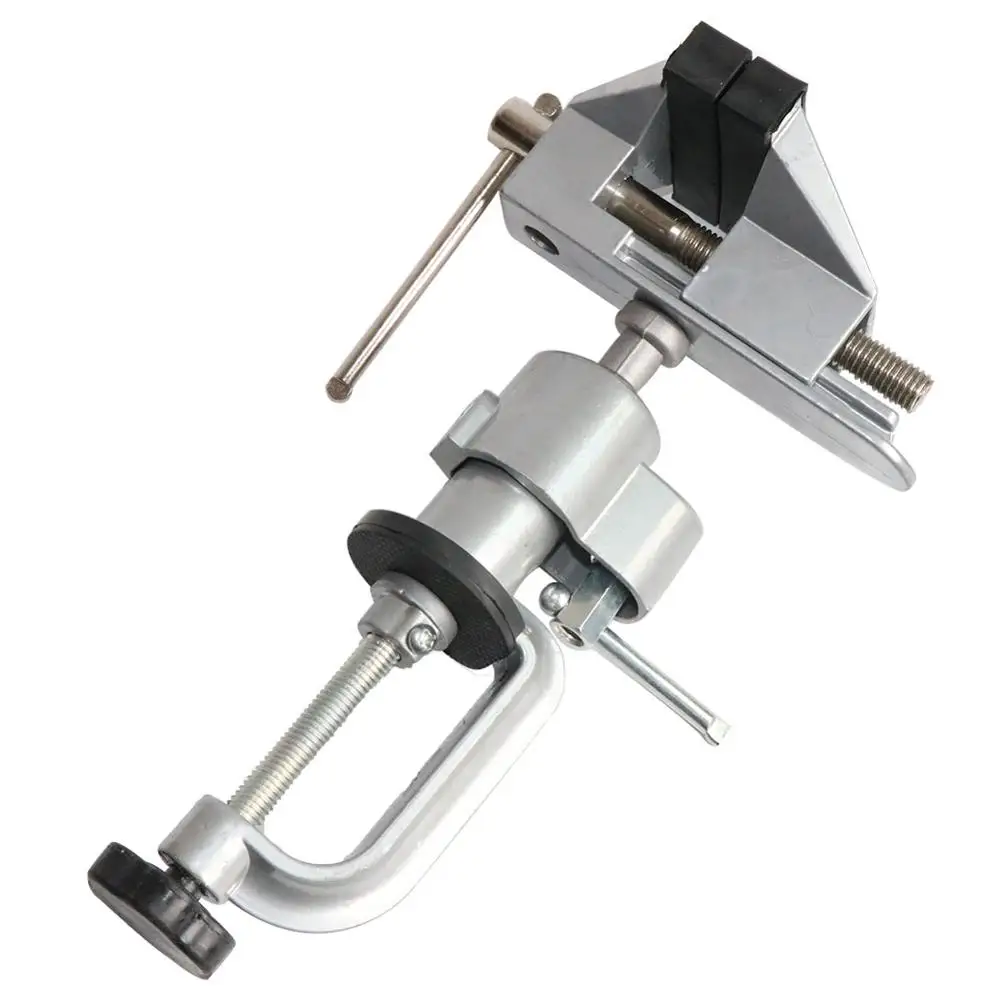 360 Degree Rotating Universal Table Vise Bench Aluminium Alloy Clamp Multifunction 2 in 1 Mini Table Vise Dremel accessories
360 Degree Rotating Universal Table Vise Bench Aluminium Alloy Clamp Multifunction 2 in 1 Mini Table Vise Dremel accessories