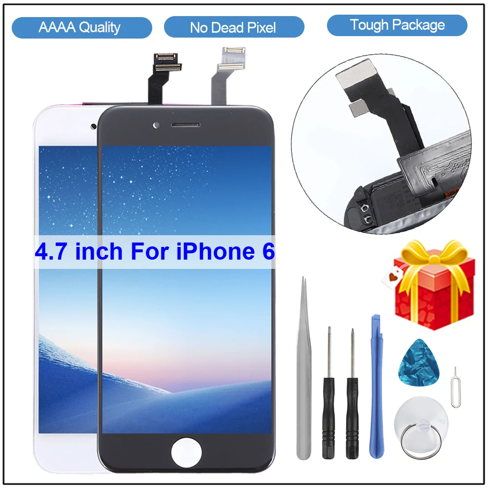 4.7" For iPhone 6 LCD Screen For iPhone 6 Touch Screen Digitizer Assembly Replacement Screen For Iphone6 LCD
4.7" For iPhone 6 LCD Screen For iPhone 6 Touch Screen Digitizer Assembly Replacement Screen For Iphone6 LCD