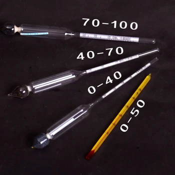 0-100% Hydrometer Alcoholmeter Tester Set 3pcs Alcohol Concentration Meter + Thermometer
0-100% Hydrometer Alcoholmeter Tester Set 3pcs Alcohol Concentration Meter + Thermometer