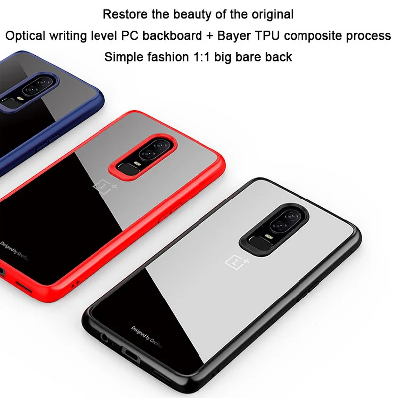 luxury transparent clear phone case for oneplus 6 pc back cover for One Plus 6 soft silicon frame shockproof cover for oneplus6
luxury transparent clear phone case for oneplus 6 pc back cover for One Plus 6 soft silicon frame shockproof cover for oneplus6