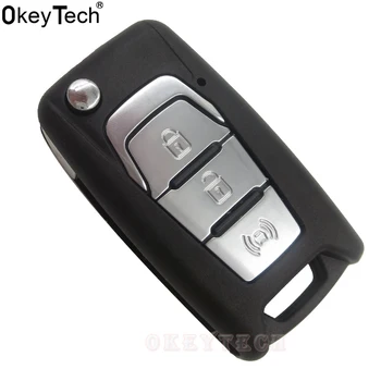 OkeyTech Newest Flip Folding Remote Key Shell Case Fob 3 Buttons for SsangYong Korando New Actyon C200 2016 2017 Car Accessories
OkeyTech Newest Flip Folding Remote Key Shell Case Fob 3 Buttons for SsangYong Korando New Actyon C200 2016 2017 Car Accessories