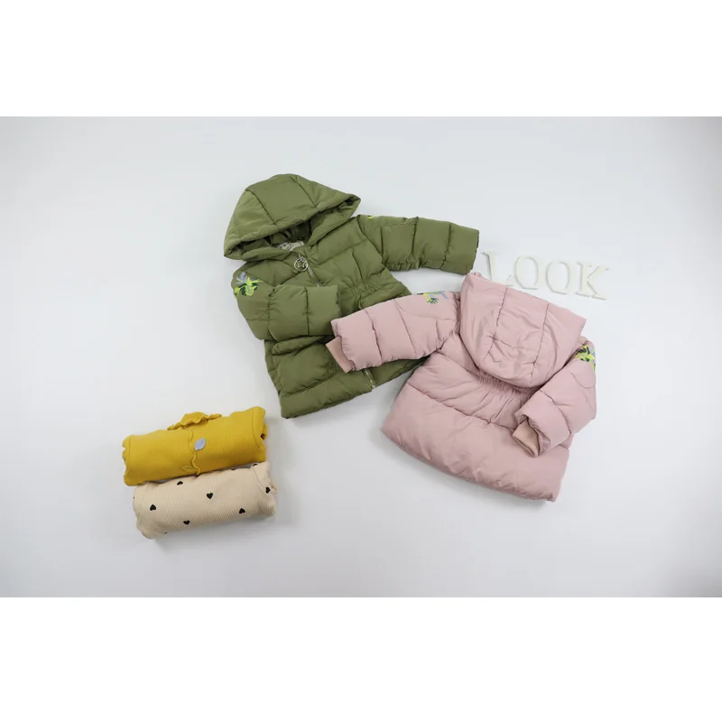 2018 winter cotton Korean style pure color Embroidery all-match casual cotton coat for cute sweet fashion baby girls
2018 winter cotton Korean style pure color Embroidery all-match casual cotton coat for cute sweet fashion baby girls