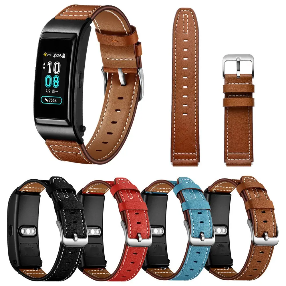 Ремешок из натуральной кожи для Huawei Talkband B5 сменный браслет мужчин и женщин