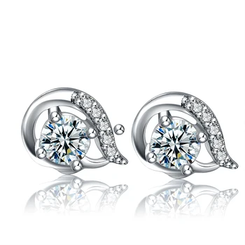 Wholesale Earrings Jewelry Sterling Silver Earrings Lovely Stud 925 Wedding Earrings for Women 18K White Gold Plated Girl Gift
Wholesale Earrings Jewelry Sterling Silver Earrings Lovely Stud 925 Wedding Earrings for Women 18K White Gold Plated Girl Gift