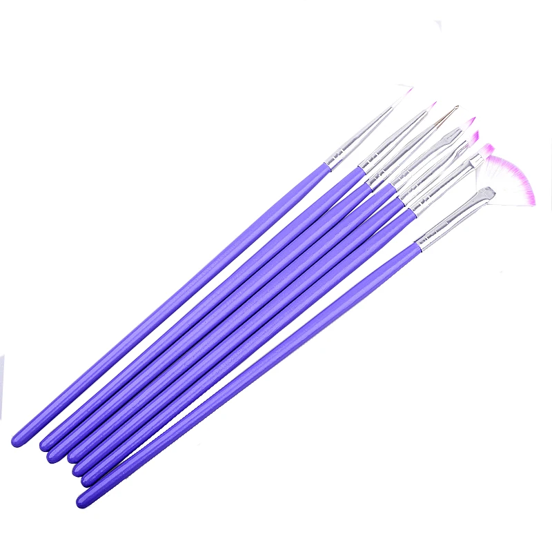 7PCS/set Purple Nail Brush Dotting Painting Drawing Pen Nail Art Brush Gel Polish Brushes for Manicure Tools Painting Pens Salon
7PCS/set Purple Nail Brush Dotting Painting Drawing Pen Nail Art Brush Gel Polish Brushes for Manicure Tools Painting Pens Salon