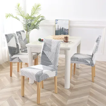 Dining Chair Cover Spandex 4/6 PCS Anti-dirty Kitchen Seat Cover Stretch Armless Chair Slipcover for Banquet housse de chaise
Dining Chair Cover Spandex 4/6 PCS Anti-dirty Kitchen Seat Cover Stretch Armless Chair Slipcover for Banquet housse de chaise