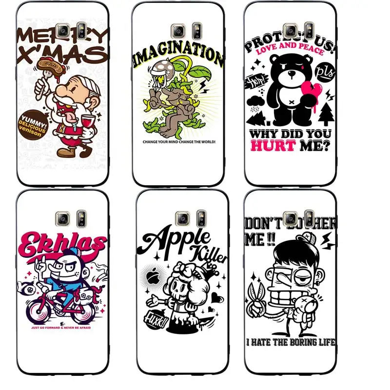 Cool Funny Cartoon Phone Cases Cover For Samsung Galaxy S10 e S9 S8 S7 S6 Edge Plus Soft case
Cool Funny Cartoon Phone Cases Cover For Samsung Galaxy S10 e S9 S8 S7 S6 Edge Plus Soft case