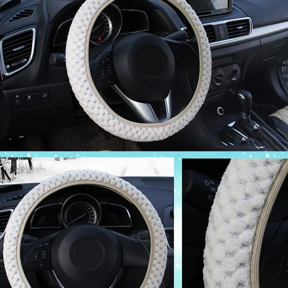 Universal Steering Wheel Fluffy Plush Car Steering Wheel Covers Winter Warm Faux Fur Cover Auto Interior Accessories
Universal Steering Wheel Fluffy Plush Car Steering Wheel Covers Winter Warm Faux Fur Cover Auto Interior Accessories