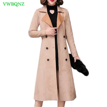 Plus size Women Coats Autumn Winter Long Trench Coats Korean Women's Fashion Pink Windbreaker Square collar Outerwear 3XL A742
Plus size Women Coats Autumn Winter Long Trench Coats Korean Women's Fashion Pink Windbreaker Square collar Outerwear 3XL A742