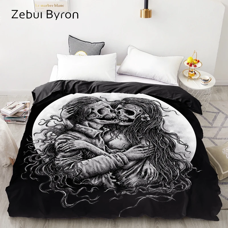 3D HD Print Custom Duvet Cover,Comforter/Quilt/Blanket case Queen/King,Bedding 135/220/240/200x200,Two sekeleton kissing
3D HD Print Custom Duvet Cover,Comforter/Quilt/Blanket case Queen/King,Bedding 135/220/240/200x200,Two sekeleton kissing