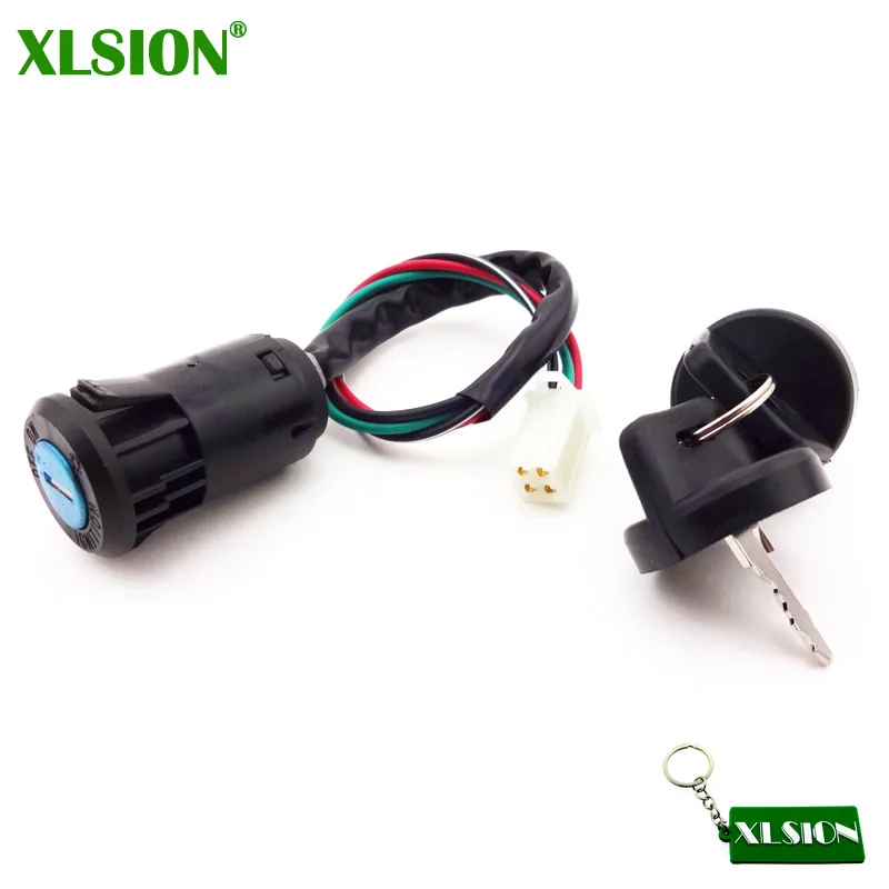 XLSION 4 Pin Kill Ignition Key Switch For 50cc 70cc 90cc 110cc 125cc Engine Chinese ATV 4 Wheeler Quad Go Kart Kazuma Taotao
XLSION 4 Pin Kill Ignition Key Switch For 50cc 70cc 90cc 110cc 125cc Engine Chinese ATV 4 Wheeler Quad Go Kart Kazuma Taotao
