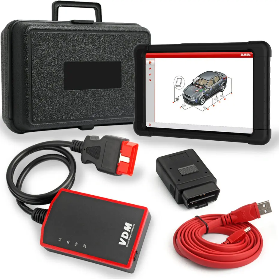 UCANDAS VDM OBD2 Automotive Scanner WiFi Multi-language Full System Diagnostic Tool for Windows Android With Tablet Auto Scanner
UCANDAS VDM OBD2 Automotive Scanner WiFi Multi-language Full System Diagnostic Tool for Windows Android With Tablet Auto Scanner