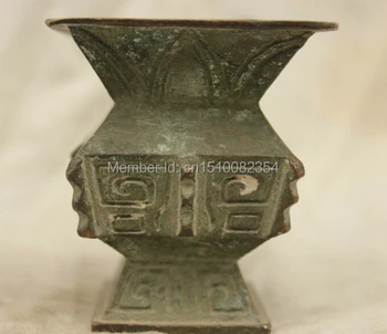 Chinese China Folk Culture Handmade Old Copper Bronze Statue Wineglass Sculpture
Chinese China Folk Culture Handmade Old Copper Bronze Statue Wineglass Sculpture
