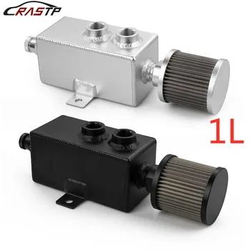 RASTP-1L Universal Car Aluminum Oil Catch Can Tank Silver Black Fuel Tanks with Breather Filter Drain Tap 1LT Baffled RS-OCC010
RASTP-1L Universal Car Aluminum Oil Catch Can Tank Silver Black Fuel Tanks with Breather Filter Drain Tap 1LT Baffled RS-OCC010