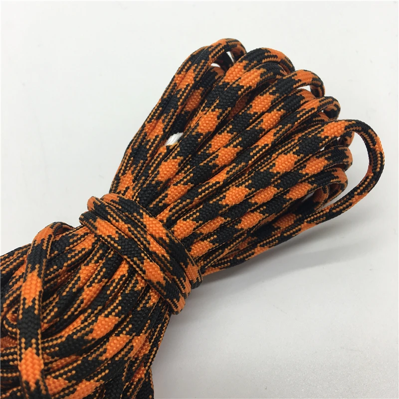 10yds Paracord 550 Parachute Cord Lanyard Rope Mil Spec Type III 7 Strand Climbing Camping Survival Equipment #Black+Orange
10yds Paracord 550 Parachute Cord Lanyard Rope Mil Spec Type III 7 Strand Climbing Camping Survival Equipment #Black+Orange
