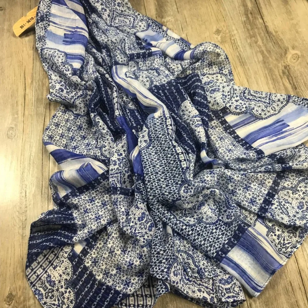 2019 Newest Women Geometry Pattern Cotton Scarf 10PCS/LOT