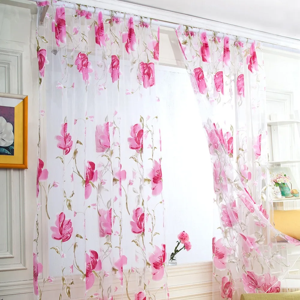 1x2M Tulle Curtains For Living Room Tulip Flower Sheer Curtain Pastoral Curtains for The Living Room Tulle Curtain
1x2M Tulle Curtains For Living Room Tulip Flower Sheer Curtain Pastoral Curtains for The Living Room Tulle Curtain