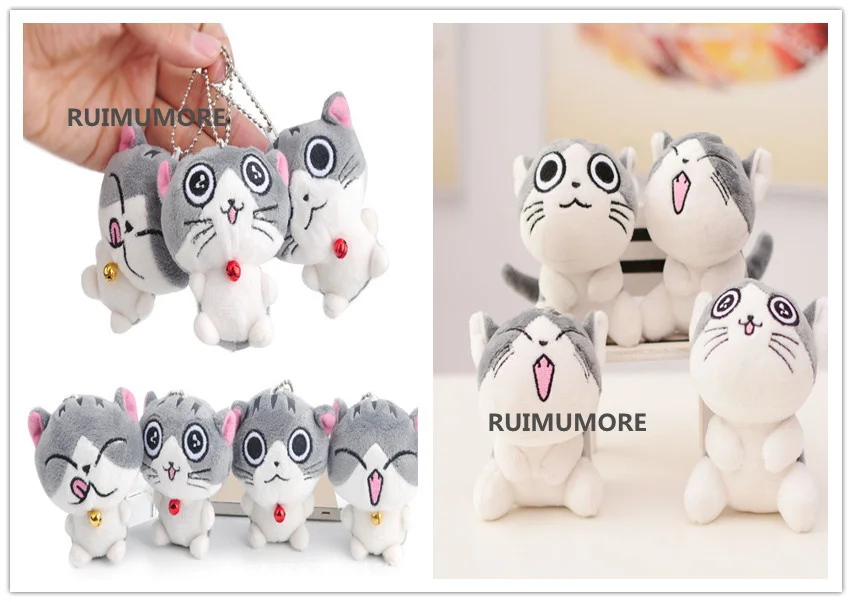 4Faces- New Gray CAT Lovely Little 5cm and 9cm stuffed Plush toy doll ; key chain gift Pendant Toy ; baby's Plush Toys
4Faces- New Gray CAT Lovely Little 5cm and 9cm stuffed Plush toy doll ; key chain gift Pendant Toy ; baby's Plush Toys