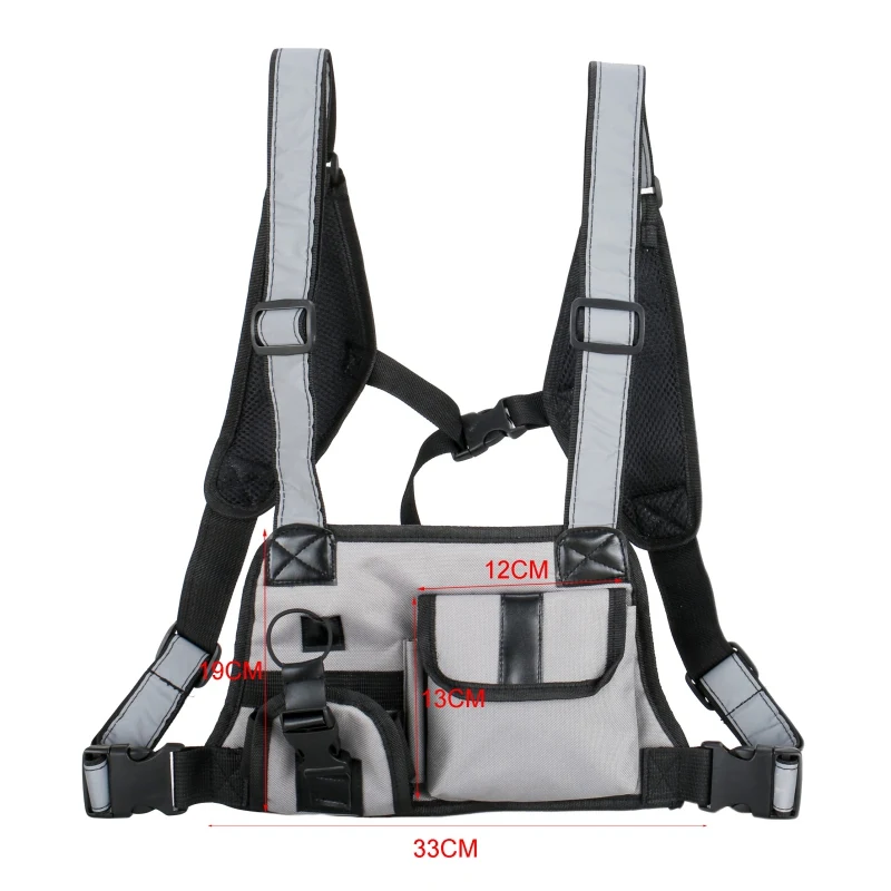 Men Chest Rig Bag Front Hip Hop Streetwear Unisex Cool Functional Tactical Chest Bag Cross Waist Bag Radio Harness Backpack
Men Chest Rig Bag Front Hip Hop Streetwear Unisex Cool Functional Tactical Chest Bag Cross Waist Bag Radio Harness Backpack