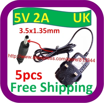 5 pcs Free Shipping UK 5V 2A Adapter Power Supply Charger Plug for 7" MID Tablet PC 3.5x1.35mm
5 pcs Free Shipping UK 5V 2A Adapter Power Supply Charger Plug for 7" MID Tablet PC 3.5x1.35mm